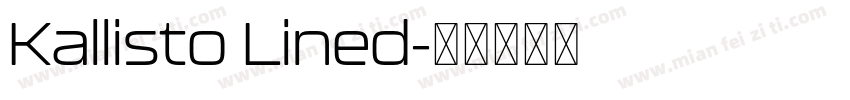 Kallisto Lined字体转换